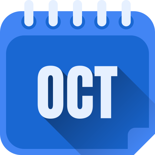 October Generic gradient fill icon