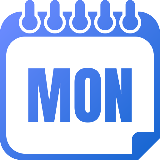 Monday Generic gradient fill icon