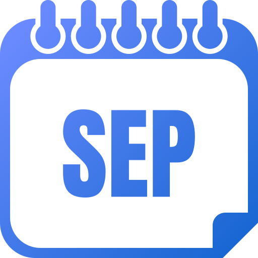 septiembre icono gratis