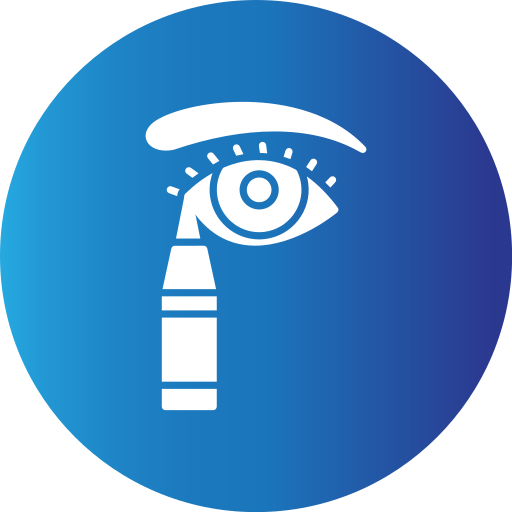 delineador de ojos icono gratis