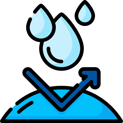 Logo Resistentes, Icono Del Agua Y El Vector. Versión Resistente A Azul Agua  Ilustraciones svg, vectoriales, clip art vectorizado libre de derechos.  Image 61351246