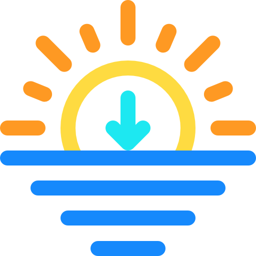 Sunset free icon