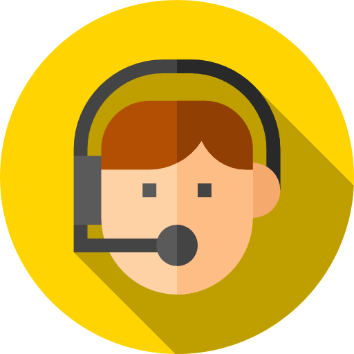 Phone operator Flat Circular Flat icon