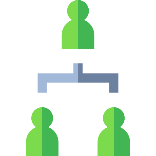 estructura jerarquica icono gratis