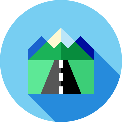 la carretera icono gratis