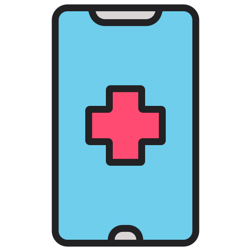 aplicación médica icono gratis