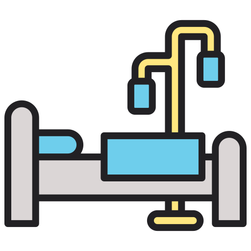 lit d'hôpital Icône gratuit lit d'hôpital Icône gratuit