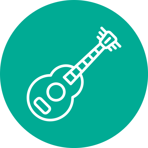 Guitar Generic color fill icon