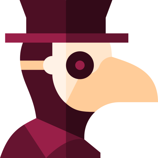 Plague doctor Basic Straight Flat icon