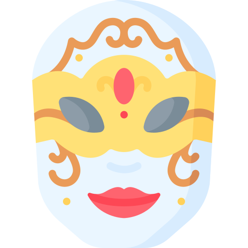 venetian carnival icono gratis