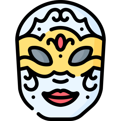 venetian carnival icono gratis