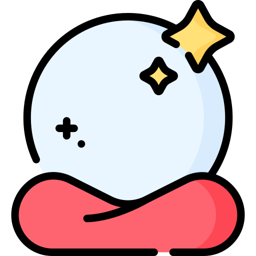 bola de cristal icono gratis