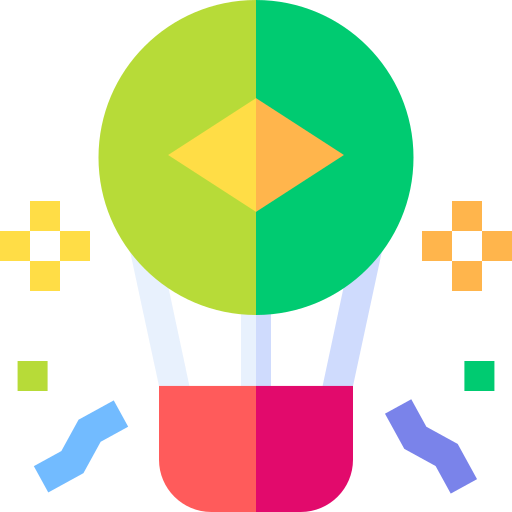 globo aerostático icono gratis