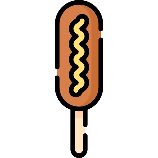 Corndog Special Lineal Color Icon