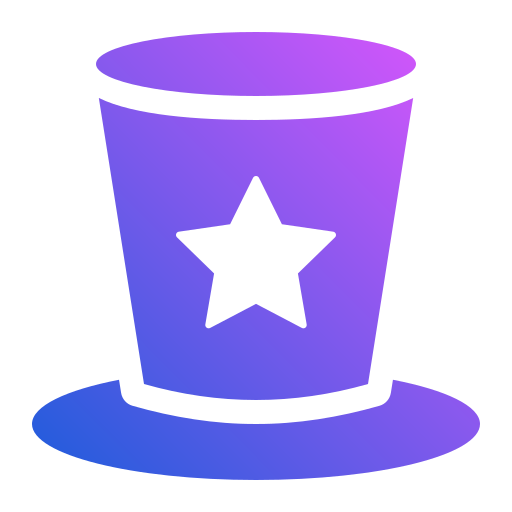 sombrero de mago icono gratis