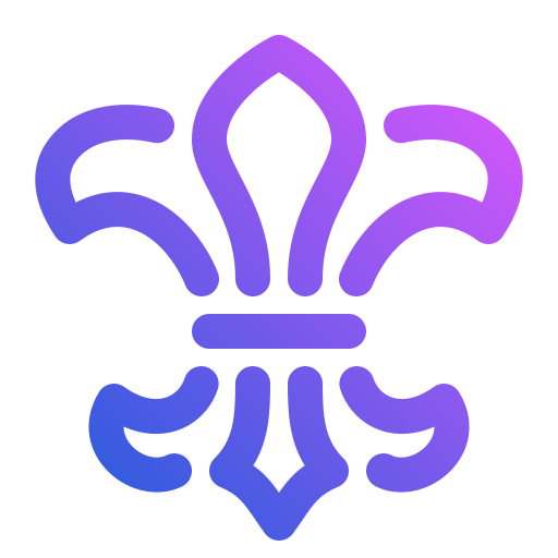 fleur de lis Icône gratuit