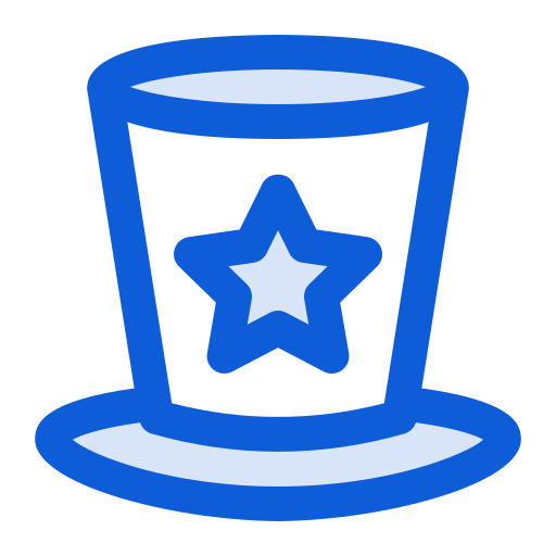 sombrero de mago icono gratis