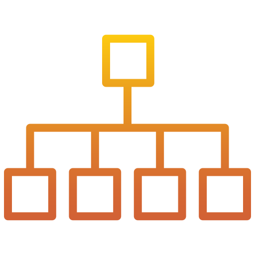 diagrama de flujo icono gratis