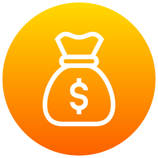 bolsa de dinero icono gratis