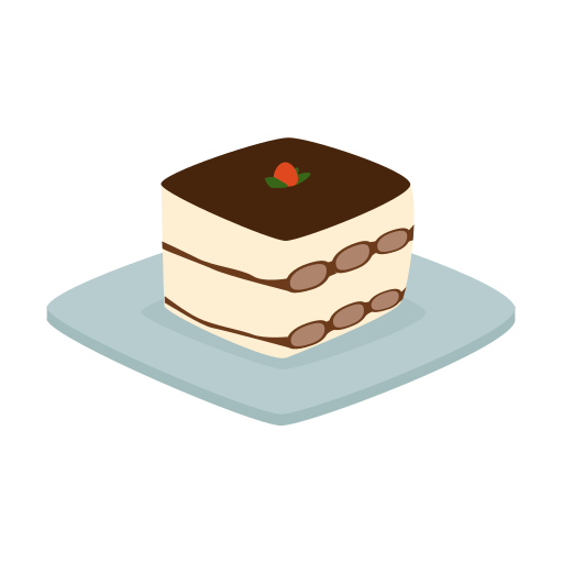 tiramisu icono gratis