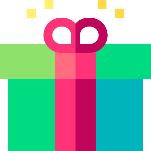 caja de regalo icono gratis