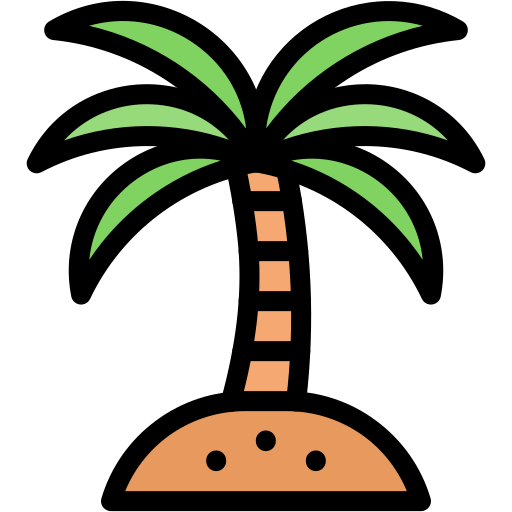 palmera icono gratis