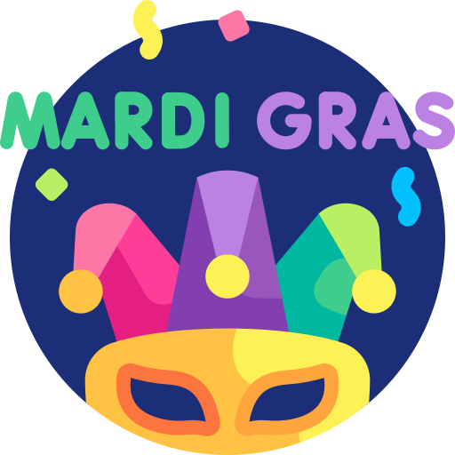 mardi gras icono gratis