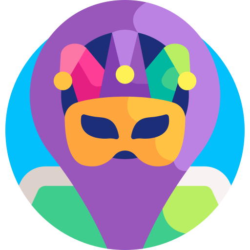 mardi gras icono gratis