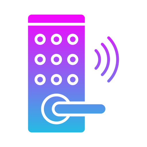 cerradura inteligente icono gratis