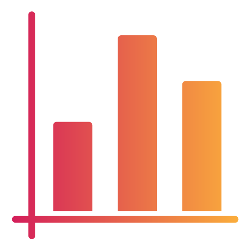 gráfico de barras icono gratis