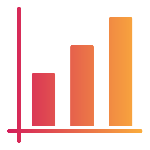 gráfico de barras icono gratis