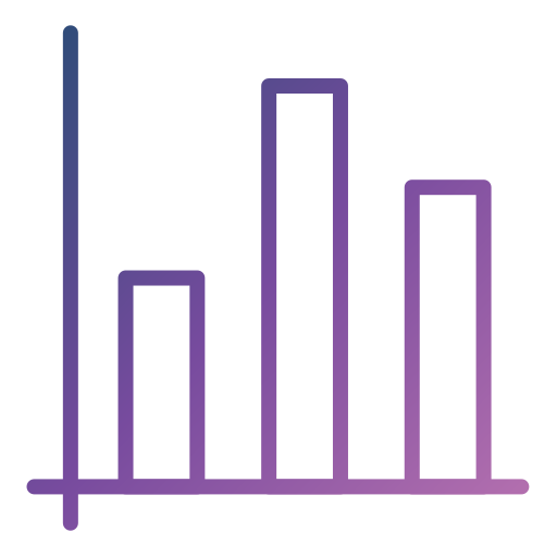 gráfico de barras icono gratis