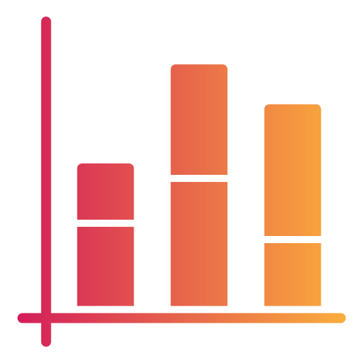 gráfico de barras icono gratis