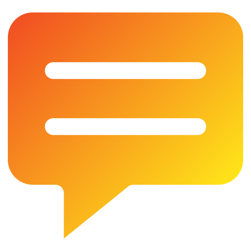 Chat Generic gradient fill icon