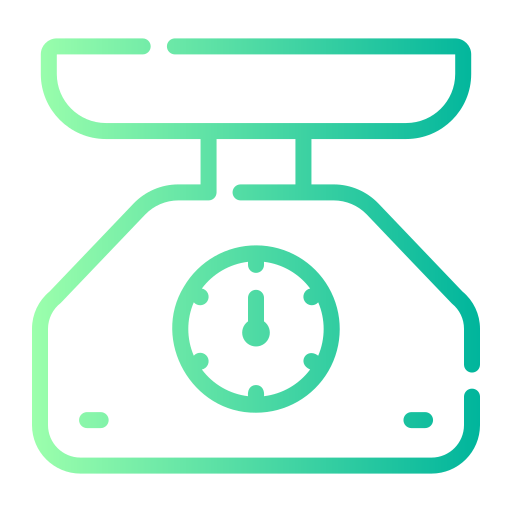 Weight Generic gradient outline icon