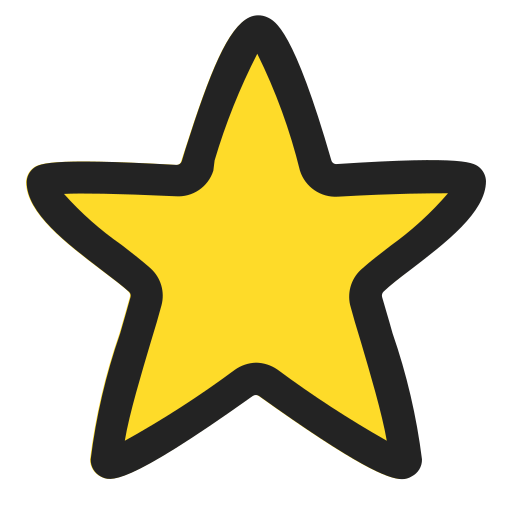 Star Generic color lineal-color icon