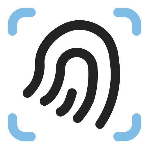 Fingerprint Generic color lineal-color icon