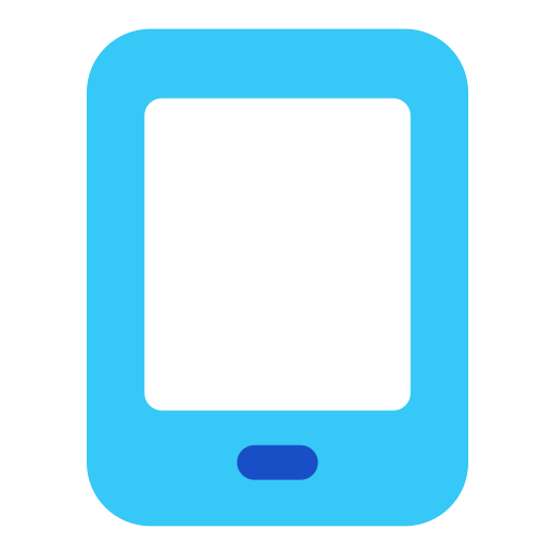 Mobile phone Generic color fill icon