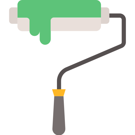 Малярный валик бесплатно иконка Малярный валик бесплатно иконка