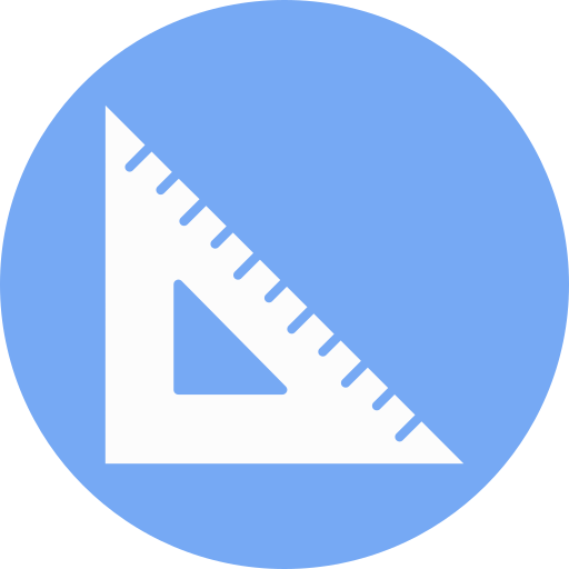 Protractor Generic color fill icon