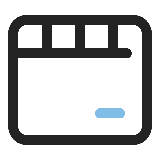 Video Generic color lineal-color icon