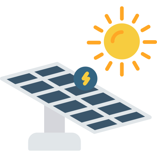 panel solar icono gratis