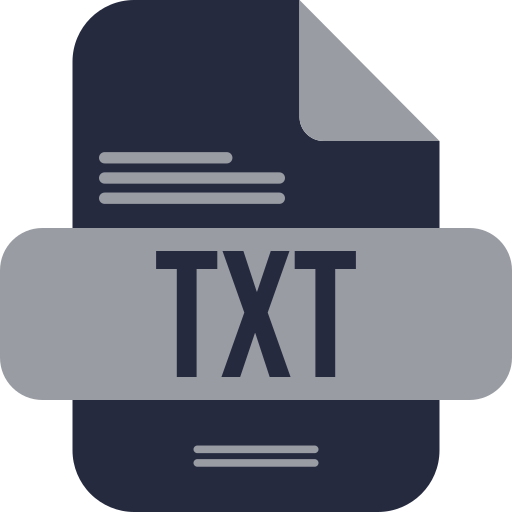 txt icono gratis