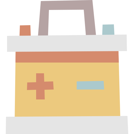 batería de coche icono gratis