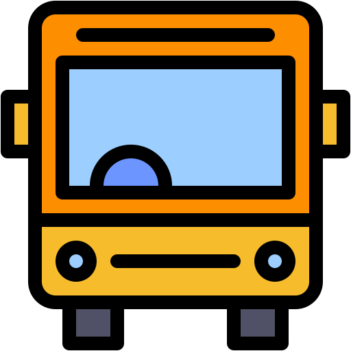 School bus Generic color lineal-color icon