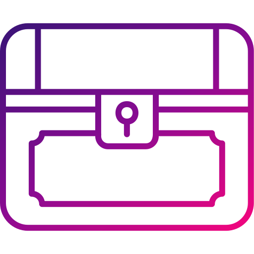cofre del tesoro icono gratis