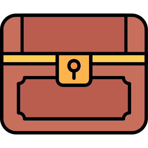 cofre del tesoro icono gratis
