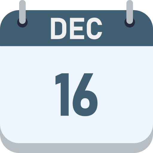 dieciséis icono gratis