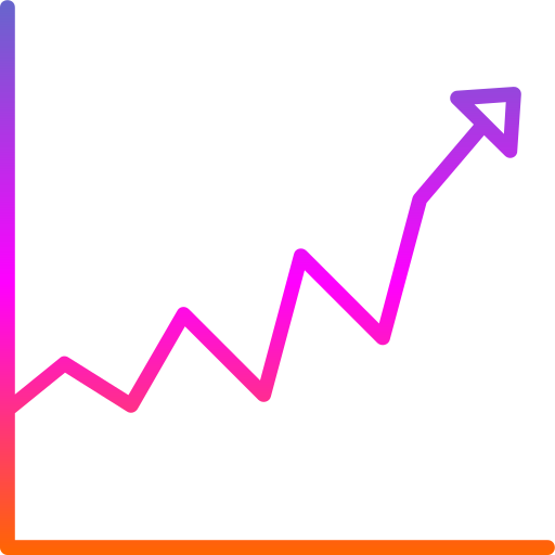 Line Chart Generic gradient outline icon