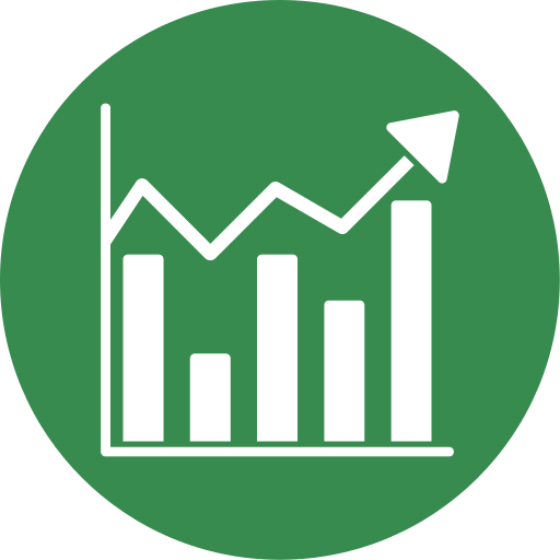 Chart Generic color fill icon